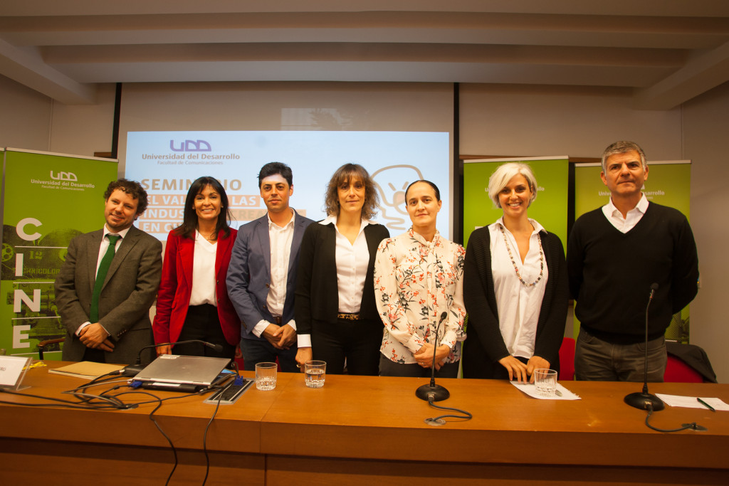 Registro Fotográfico del Seminario " El Valor de las Industrias Creativas en Chile" realizado por la Facultad de Comunicaciones UDD. En Santiago: 25/04/2018. Fotógrafo: Valentino Saldivar.