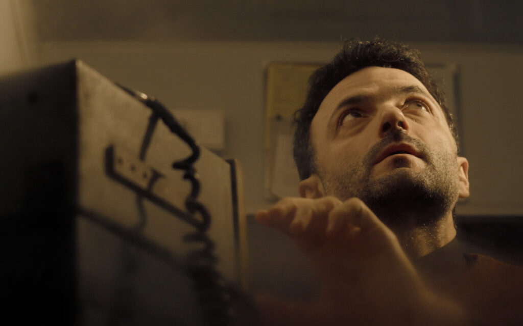 Fotograma cortometraje "Doble línea", premiere mundial.