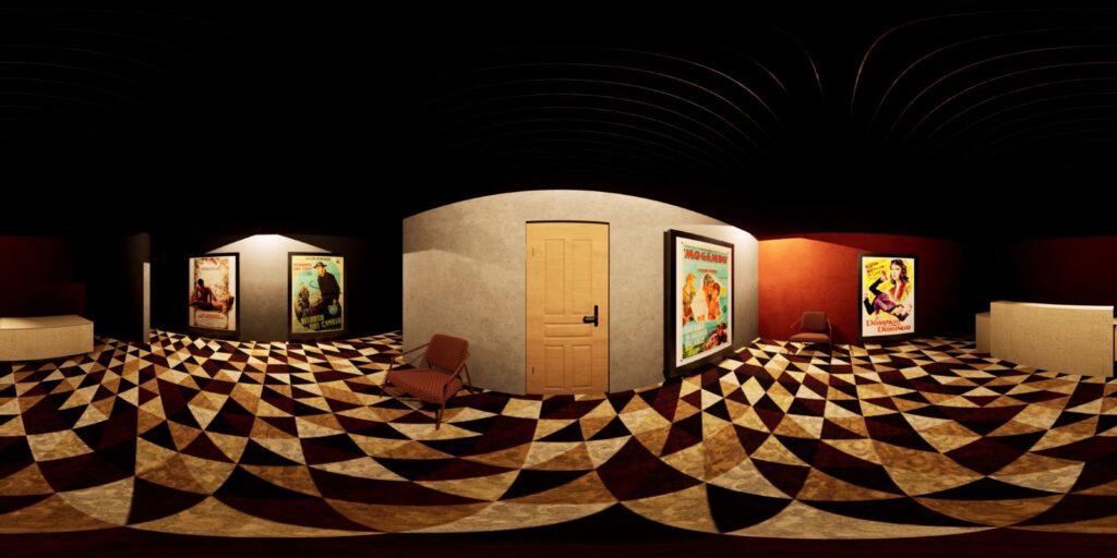 Still cortometraje VR Sala vacía