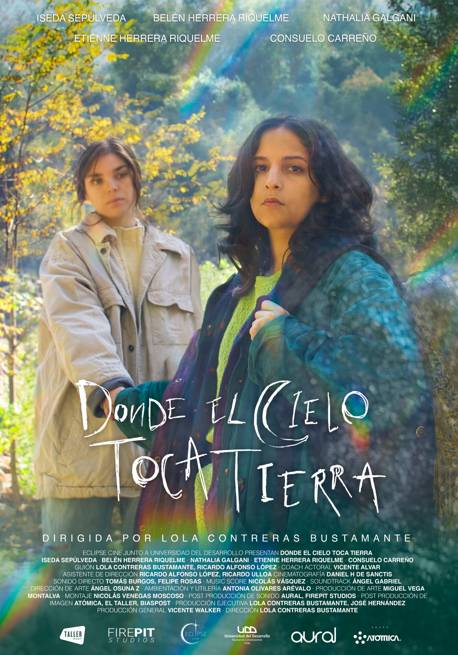 afiche donde el cielo toca tierra