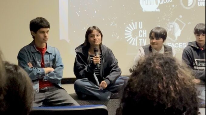 equipo realizador reinas de la pampa en cineforo feciuch