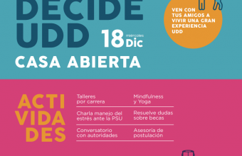 DECIDE UDD: talleres, conversación y orientación vocacional
